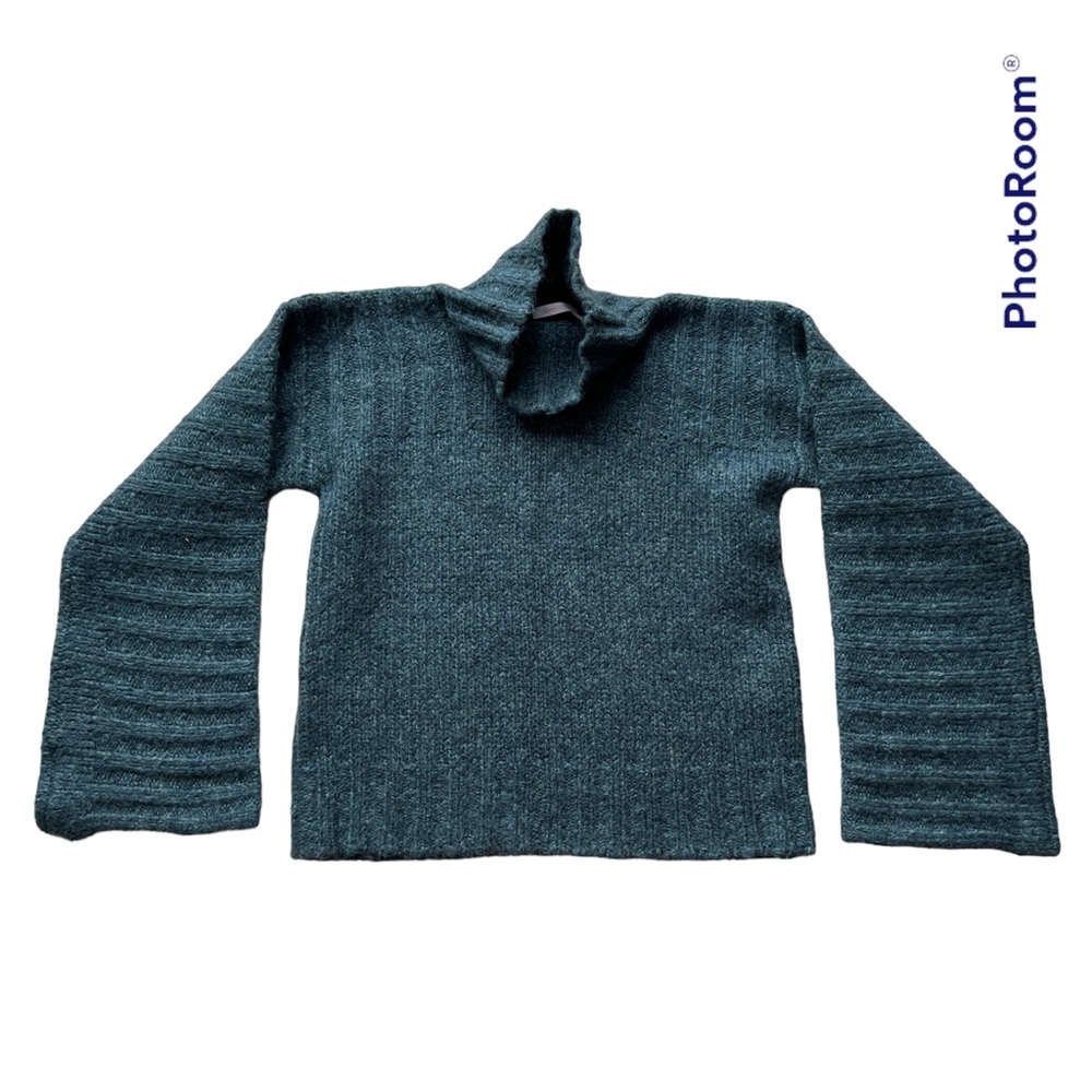 See by CHLOE Turtleneck Sweater Blue Green - Size Large